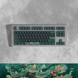 Soulcat Azure Dragon Cherry Profile Keycaps Set mechkeysshop 