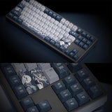 Soulcat Indigo Blue Dunhuang Cherry Profile Keycap Set mechkeysshop 