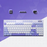 ThundeRobot K96 Low Profile Mechanical Keyboard mechkeysshop Water Wisteria Red Switch 