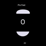 Titan Nation Skyglide StatTrak Series Grip Tape mechkeysshop Pro Feet(White) For MCHOSE A5 Series 