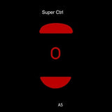 Titan Nation Skyglide StatTrak Series Grip Tape mechkeysshop Super Ctrl(Red) For MCHOSE A5 Series 