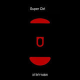 Titan Nation Skyglide StatTrak Series Grip Tape mechkeysshop Super Ctrl(Red) For XTRFY M8W 