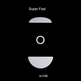 Titan Nation Skyglide StatTrak Series Grip Tape mechkeysshop Super Fast(Grey) For AJAZZ AJ199 