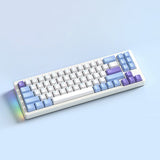 XINMENG M71 V2 Aluminum Mechanical Keyboard mechkeysshop White White Jade 