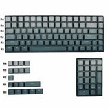 YMDK Gray Gradient OEM Keycaps mechkeysshop 123 keys 