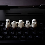 YUNZII Little Ghost Opaque Artisan Keycap mechkeysshop 