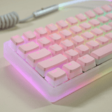 YUNZII Pudding OEM Profile Keycap Set mechkeysshop Pink 