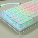 YUNZII Pudding OEM Profile Keycap Set mechkeysshop White 