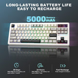 YUNZII YZ87 Gasket Gaming Mechanical Keyboard mechkeysshop 