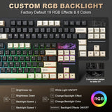 YUNZII YZ87 Gasket Gaming Mechanical Keyboard mechkeysshop 